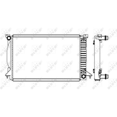 NRF | Kühler, Motorkühlung | 50544
