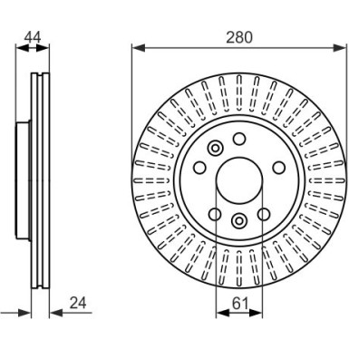 BOSCH | Bremsscheibe | 0 986 479 611