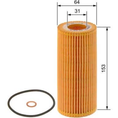 BOSCH 1 457 429 252 Ölfilter