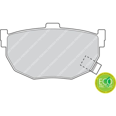 Ferodo | Bremsbelagsatz, Scheibenbremse | FDB638