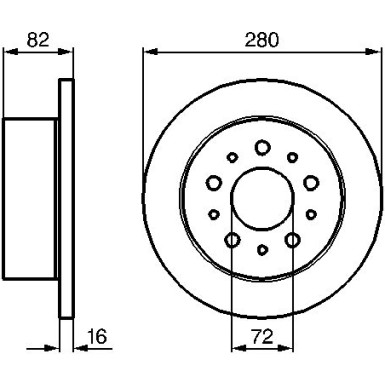 BOSCH | Bremsscheibe | 0 986 479 B63