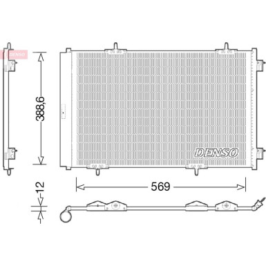 Denso | Kondensator, Klimaanlage | DCN21030