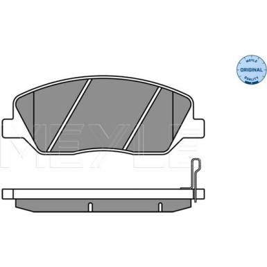 Meyle | Bremsbelagsatz, Scheibenbremse | 025 243 5117/W