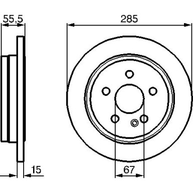 BOSCH | Bremsscheibe | 0 986 478 469