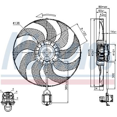 Nissens | Lüfter, Motorkühlung | 85748