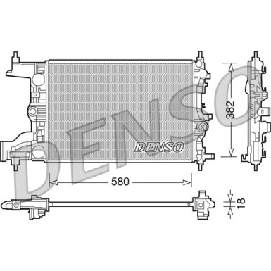 Denso | Kühler, Motorkühlung | DRM20094