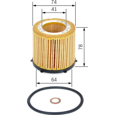 BOSCH F 026 407 228 Ölfilter