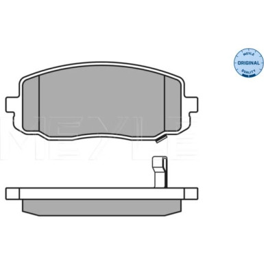 Meyle | Bremsbelagsatz, Scheibenbremse | 025 242 7516/W