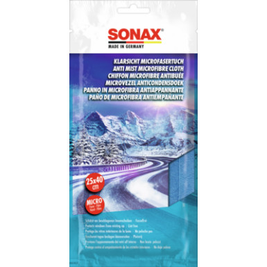 SONAX | Anti-Beschlag-Tuch | KlarSichtMicrofaserTuch | 04212000