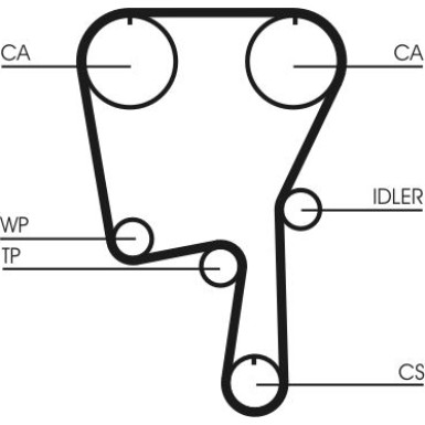 ContiTech | Zahnriemen | CT907