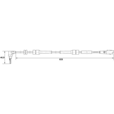 BOSCH | Sensor, Raddrehzahl | 0 265 007 083