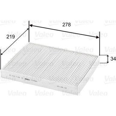 Valeo | Filter, Innenraumluft | 715581