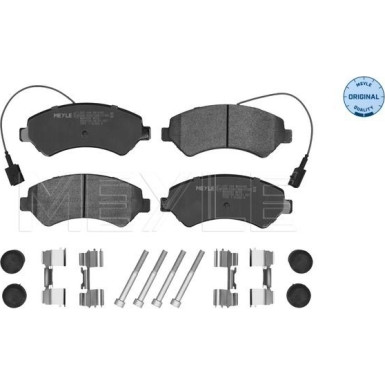 Meyle | Bremsbelagsatz, Scheibenbremse | 025 244 6619/W1