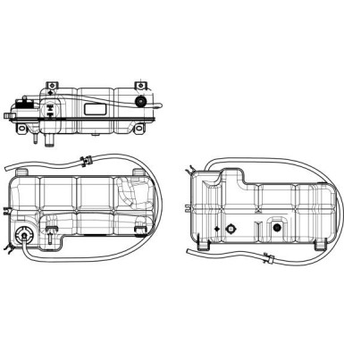 NRF | Ausgleichsbehälter, Kühlmittel | 454046