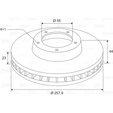 Valeo | Bremsscheibe | 197799
