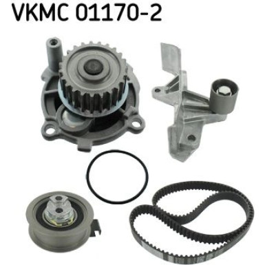 SKF | Wasserpumpe + Zahnriemensatz | VKMC 01170-2