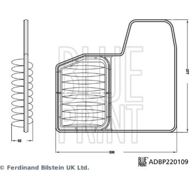 Blue Print | Luftfilter | ADBP220109