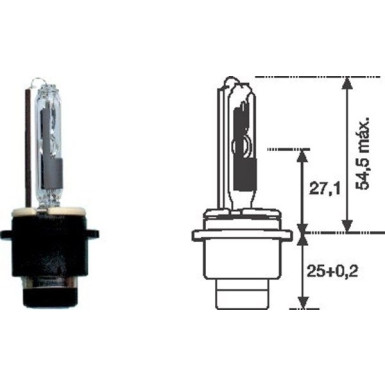 Magneti Marelli | Glühlampe | 002542100000