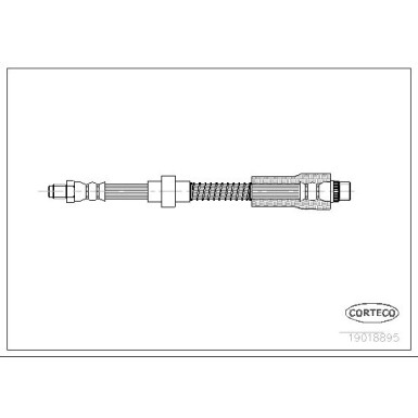 Corteco | Bremsschlauch | 19018895