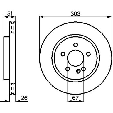 BOSCH | Bremsscheibe | 0 986 478 468