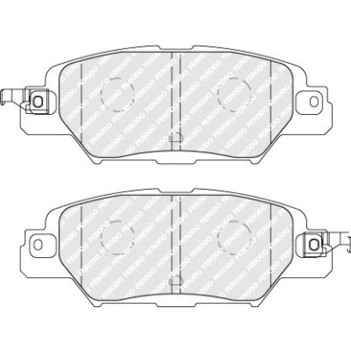Ferodo | Bremsbelagsatz, Scheibenbremse | FDB5116