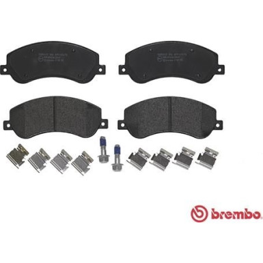 Brembo | Bremsbelagsatz, Scheibenbremse | P 85 115