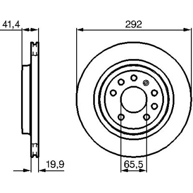 BOSCH | Bremsscheibe | 0 986 479 142