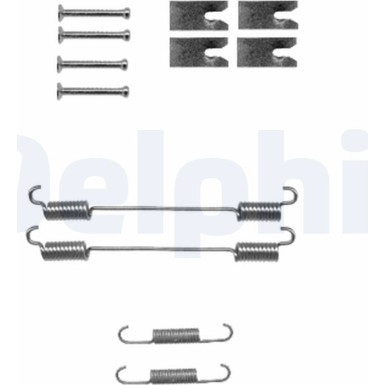 Delphi | Zubehörsatz, Bremsbacken | LY1346