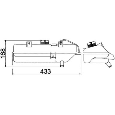 Mahle | Ausgleichsbehälter, Kühlmittel | CRT 16 000S