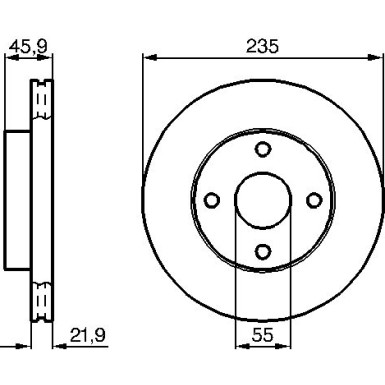 BOSCH | Bremsscheibe | 0 986 478 787