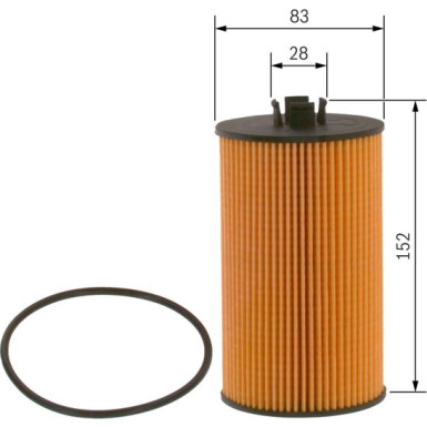 BOSCH F 026 407 040 Ölfilter