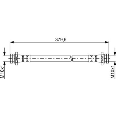 BOSCH | Bremsschlauch | 1 987 481 853