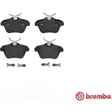 Brembo | Bremsbelagsatz, Scheibenbremse | P 23 067