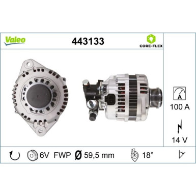 Valeo | Generator | 443133