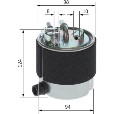 BOSCH | Kraftstofffilter | F 026 402 125