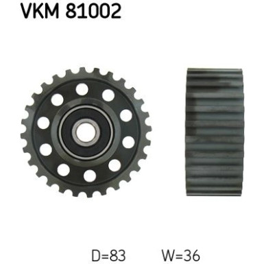 SKF | Umlenk-/Führungsrolle, Zahnriemen | VKM 81002