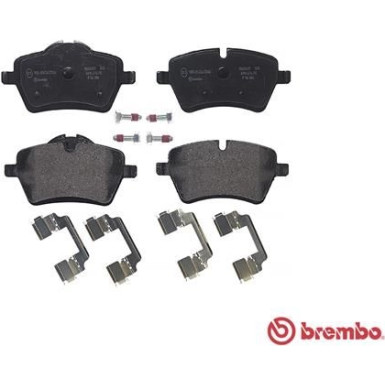 Brembo | Bremsbelagsatz, Scheibenbremse | P 06 086