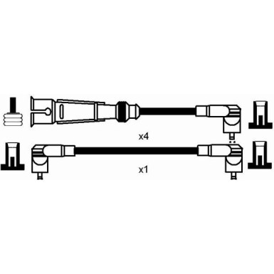 NGK | Zündleitungssatz | 0950