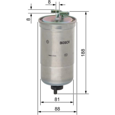 BOSCH | Kraftstofffilter | 0 450 906 442