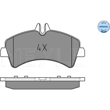 Meyle | Bremsbelagsatz, Scheibenbremse | 025 292 1720