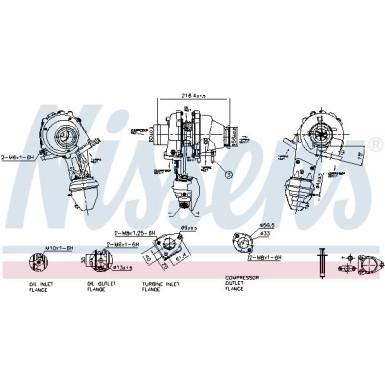 Nissens | Lader, Aufladung | 93416