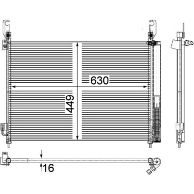 Mahle | Kondensator, Klimaanlage | AC 588 000P