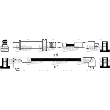 Valeo | Zündleitungssatz | 346357