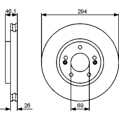 BOSCH | Bremsscheibe | 0 986 479 434