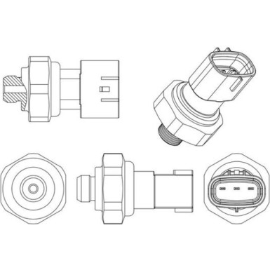 Mahle | Druckschalter, Klimaanlage | ASE 9 000P