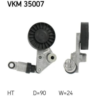 SKF | Spannrolle, Keilrippenriemen | VKM 35007