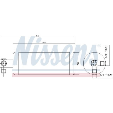 Nissens | Trockner, Klimaanlage | 95980