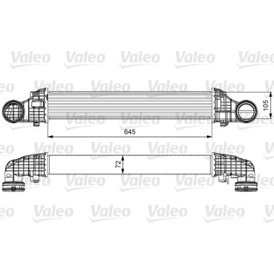 Valeo | Ladeluftkühler | 818606