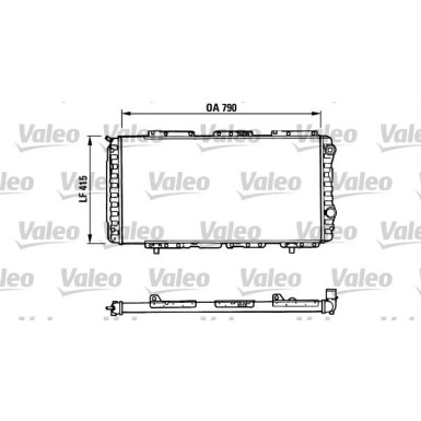 Valeo | Kühler, Motorkühlung | 730997