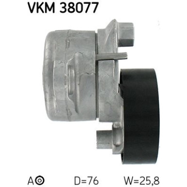 SKF | Spannrolle, Keilrippenriemen | VKM 38077